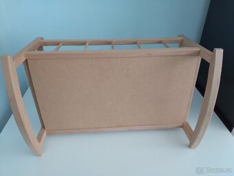 Dřevěná postýlka houpací - 3