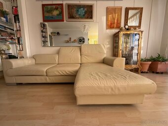 PRODÁM KOŽENOU SEDACÍ SOUPRAVU - 3