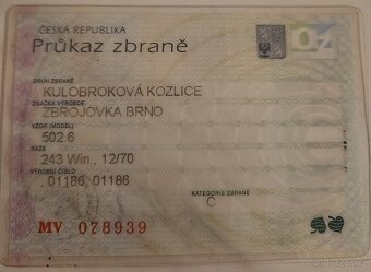 Kulobrok Brno 502.6 243win/12x70 - 3