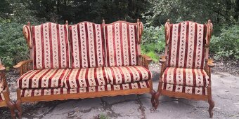 Starožitná sedací souprava 3+1+1 - 3