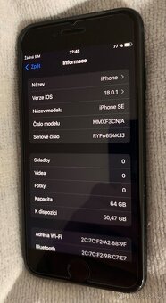 IPhone SE 3. Generace 2022 - 3