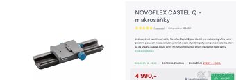 NOVOFLEX CASTEL Q - makrosáňky - 3