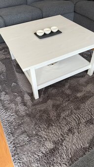 Konferenční stolek HEMNES (IKEA), bílé mořidlo. - 3