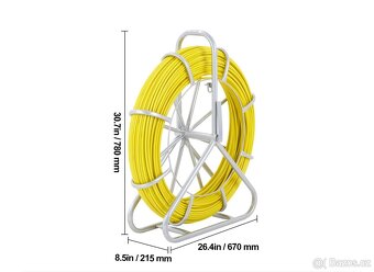 Protahovací pero sklolaminátové ve stojanu 7,9 mm - 150m - 3