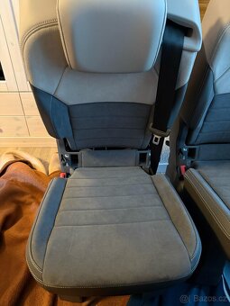 Prostřední sedadlo Alcantara VW Multivan T7 v Top Stavu - 3