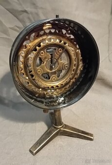 STEAMPUNK RECYCLE ART - PATINOVANÝ KOV - HODINY, ZRCADLA - 3