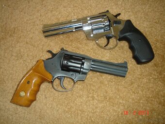 Prodám zánovní flobert revolver ALFA 441 v chromu, skupina D - 3