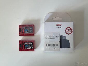2x NP-FZ100 baterie Baxxtar Pro 2400mAh + ISDT NP2 Air - 3