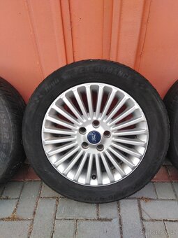 Prodám Orginal Al kola Ford 5×108 R16 vč.Let.pneu+matic - 3