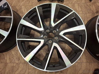 Alu kola černá + leštění 21x9 5x108 + letní pneu Volvo XC 90 - 3