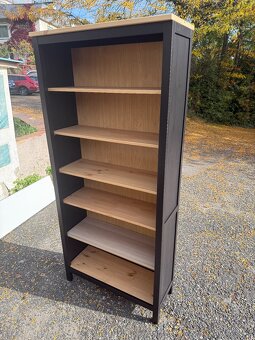 Knihovna IKEA Hemnes - černohnědá - 3
