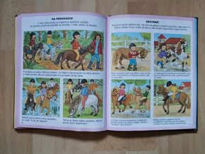 Kniha Obrázky koní a poníků, čtená - 3