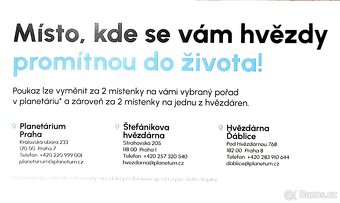 Voucher do planetária Praha - 3