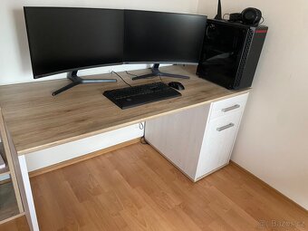 Psací stůl a herní židle - 3