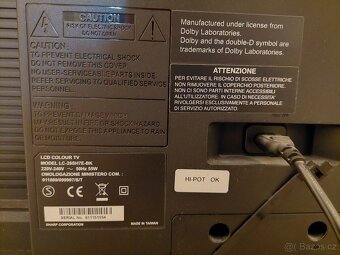 LCD televize Sharp LC-26SH7E-BK - úhlopříčka 65cm (26") - 3