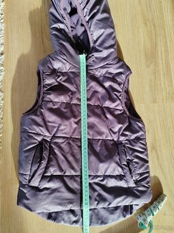 Teplá vesta vel. 116 - 122 - 3