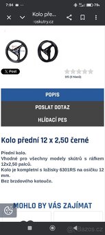 Přední ráfek skutr - 3