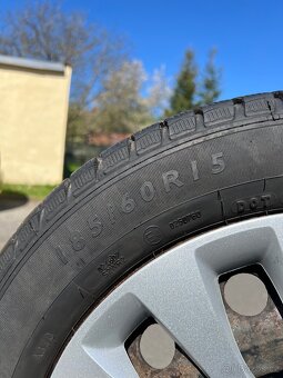 185/60 R15 5X100 Dunlop 5,5mm - 3