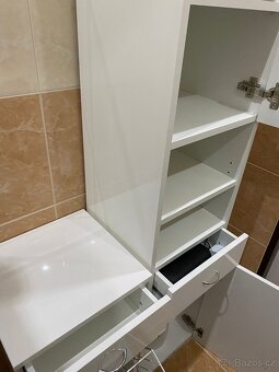 Koupelnová skříňka vysoká Keramia Pro + koš na prádlo - 3