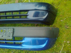 Citroen Saxo,přední nárazník,r.96-04,modrá metalíza,2 kusy - 3