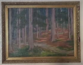 LESNÍ ROZCESTÍ / olej / - 3