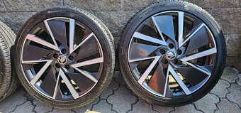 Originál alu Škoda Kamiq 5x100 205/45 R18 - nové letní - 3