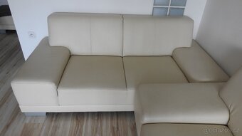 Koženkový set (dva gauče plus sedačka) - 3