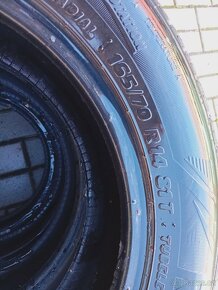 Pneu 165/70 R14 letní, sada,2020,5.5mm - 3
