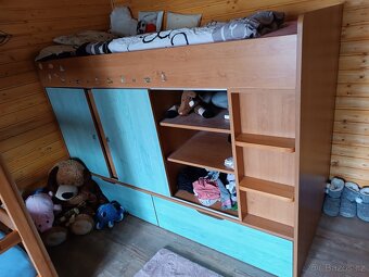 Vyvýšená postel s úložným prostorem - 3