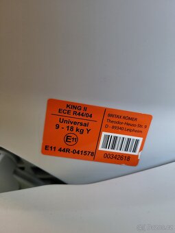 Britax Romer King II (9 - 18 kg) - 3