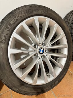 ORIGINAL ALU KOLA BMW 5 G30 G31 245/45/18 zimní pneu micheli - 3