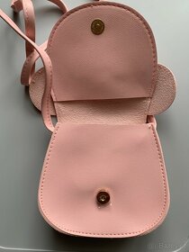 Nová kožená světle růžová dětská kabelka Minnie - 3
