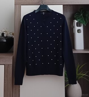 Uniqlo dámský svetřík kardigan vel. S 100% vlna nový - 3