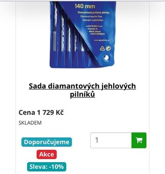 Diamantove jehlove pilniky - 3