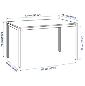 Bílý jídelní stůl IKEA - 3