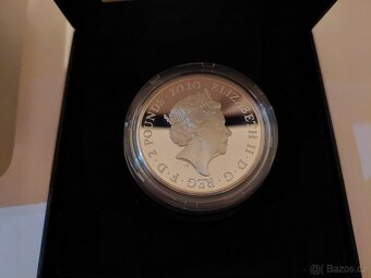 Elton John stříbrná mince 1 oz proof kolorovaná - 3