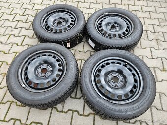 Ocelové kola 5x112 Zimní Dunlop 215/60/16 - 3