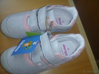 nové stříbrno růžové barefoot celoročky D.D. Step vel. 32 - 3