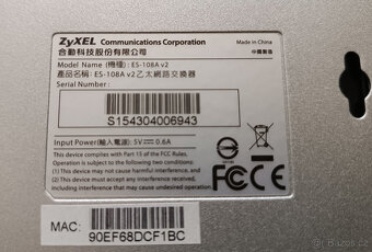 ⚡️ Switch 8x 100Mb Zyxel ES-108A v2 ⚡️ - 3