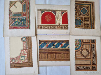 Vzorník předloh pro malíře stropní malba architektura 1896 - 3