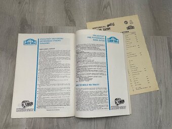 Rallye Tatry Historic cars 1987 program a štartovná listina - 3