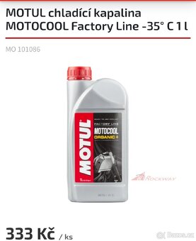 MOTUL chladící kapalina MOTOCOOL Factory Line -35° C 1 - 3