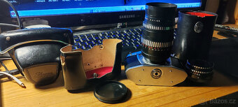 Vintage fotoaparát IHAGEE EXA 500 s Domiplan + objektiv - 3
