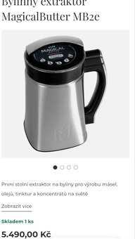 Kuchyňský bylinný extraktor = mele, ohřívá, míchá, filtruje - 3