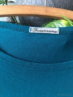 Nové šaty kapsy zelene xl-xxl - 3