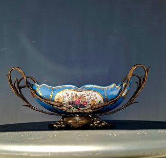 Luxusní porcelánová žardiniéra, značená - 3