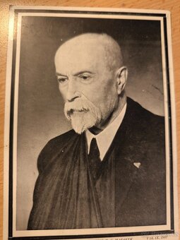 TGM - 2 smuteční pohlednice. - 3