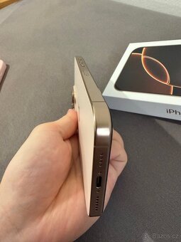 iPhone 16 Pro Max 256GB Desert titanium záruka 100% baterie - 3