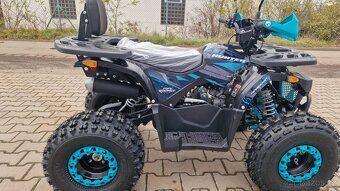Dětská čtyřtaktní čtyřkolka Hunter II 125ccm. modra - 3