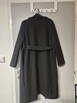 Dámský slim černý kabát - jako nový - 3